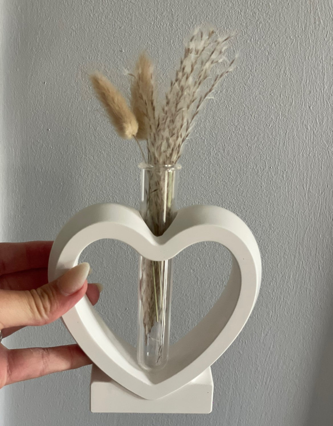 Handgemachte Herzvase