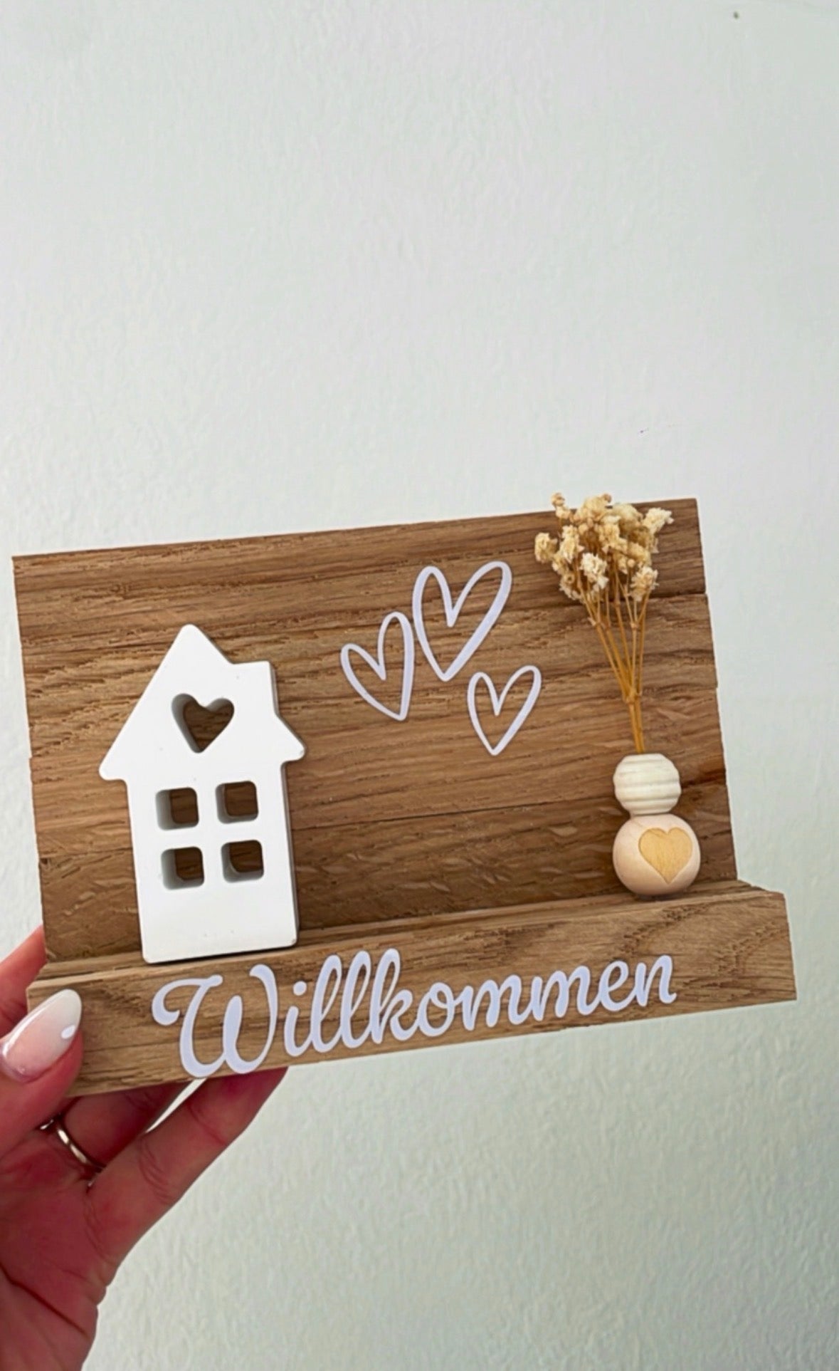 DIY Accessoire Willkommen